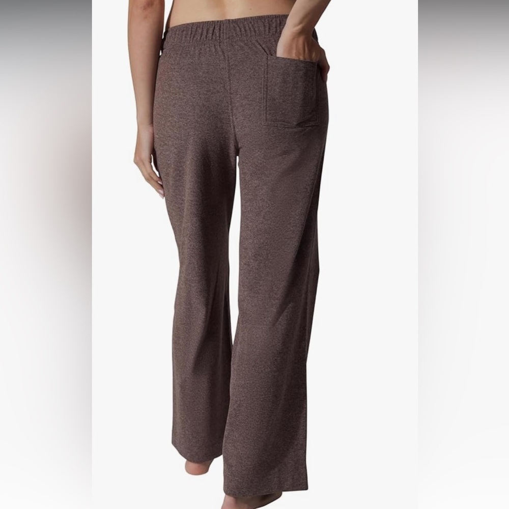90 Degree By Reflex Wide Leg Pant | Classic Brown Size Medium - Picture 3 of 11